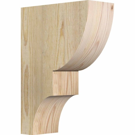 Ekena Millwork Ridgewood Rough Sawn Corbel, Douglas Fir, 4"W x 10"D x 14"H COR04X10X14RID00RDF